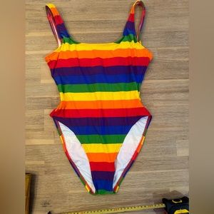 Michael Kors swimsuit rainbow